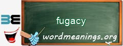 WordMeaning blackboard for fugacy